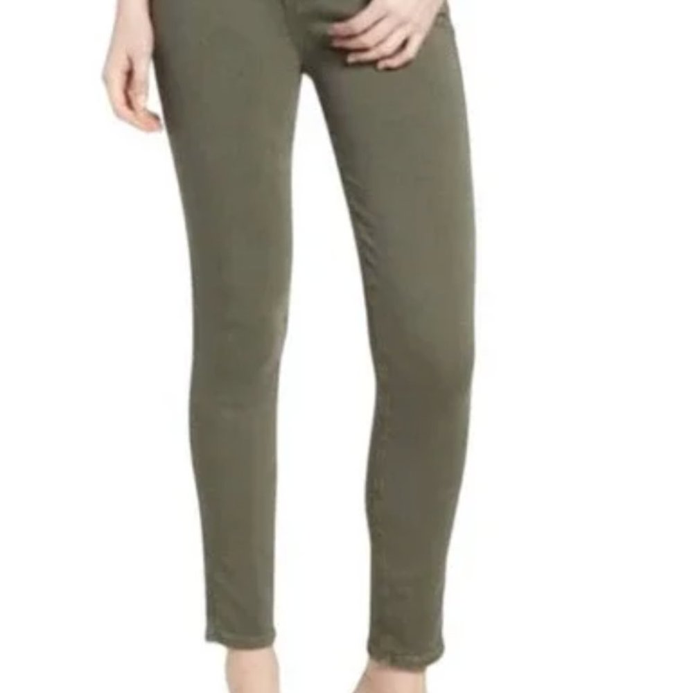 Paige Verdugo Ankle Skinny Jeans Faded Vine - 25